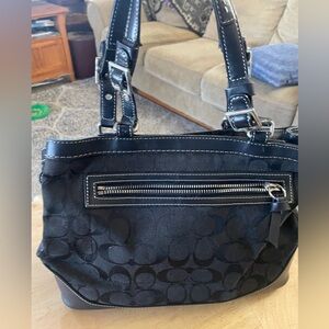 Vintage Black Coach Purse